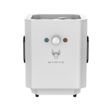 Cube White Fire Pit With Bluetooth Speaker-Beat to music mold