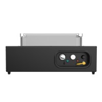 ESSENTIAL Black  Fire Pit With Bluetooth Speaker-Beat to music mold