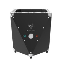 PYRAMID Black Fire Pit With Bluetooth Speaker-Beat to music mold