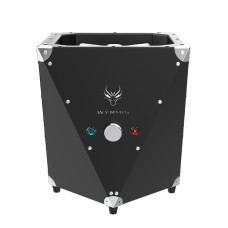 PYRAMID Black Fire Pit With Bluetooth Speaker-Beat to music mold