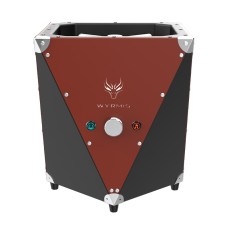 PYRAMID Red Fire Pit With Bluetooth Speaker-Beat to music mold