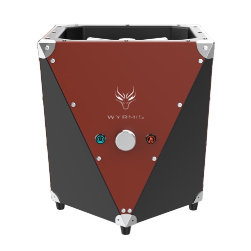 PYRAMID Red Fire Pit With Bluetooth Speaker-Beat to music mold PYRAMID Red Fire Pit With Bluetooth Speaker-Beat to music mold